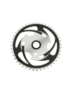 Steel Chainring Js77 1/2 X 1/8 44t Chrome/Black.